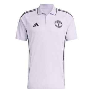 2025-2026 Man Utd Polo Shirt (Purple Tint)