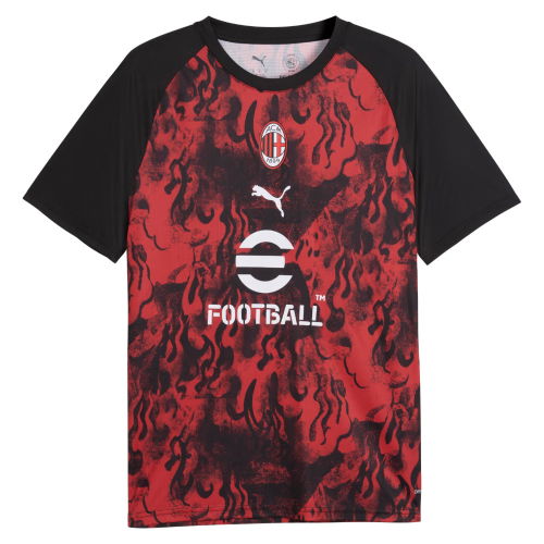 2025-2026 AC Milan Warm Up Jersey (Red)