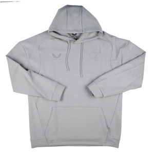2025-2026 Leinster Rugby Travel Overhead Hoodie (Grey Marl)