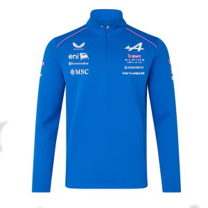2026 Official Alpine F1 Team Quarter Zip Midlayer (Lapis Blue)