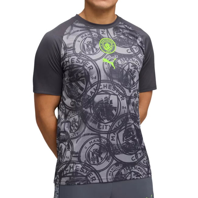 2026 Man City Warm Up Jersey (Gray)