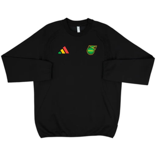 2026-2027 Jamaica Tiro Travel Crew Sweat (Black)
