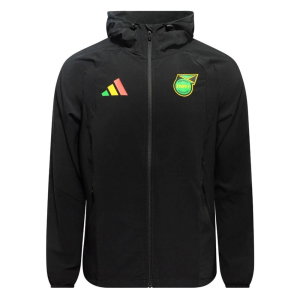 2026-2027 Jamaica Tiro Travel FZ Windbreaker (Black)
