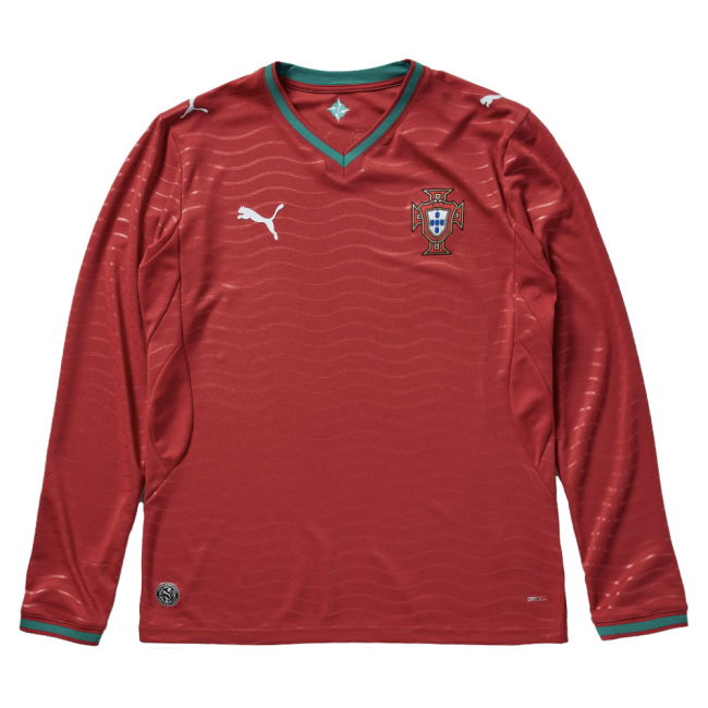 2026-2027 Portugal Long Sleeves Home Shirt