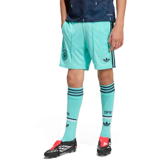 2026-2027 Germany Away Shorts (Flash Aqua) - Kids