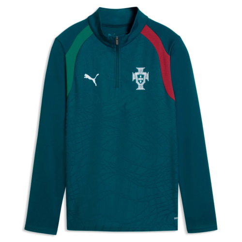 2026-2027 Portugal Training 1/4 Zip Top (Ocean Tropic) - Kids