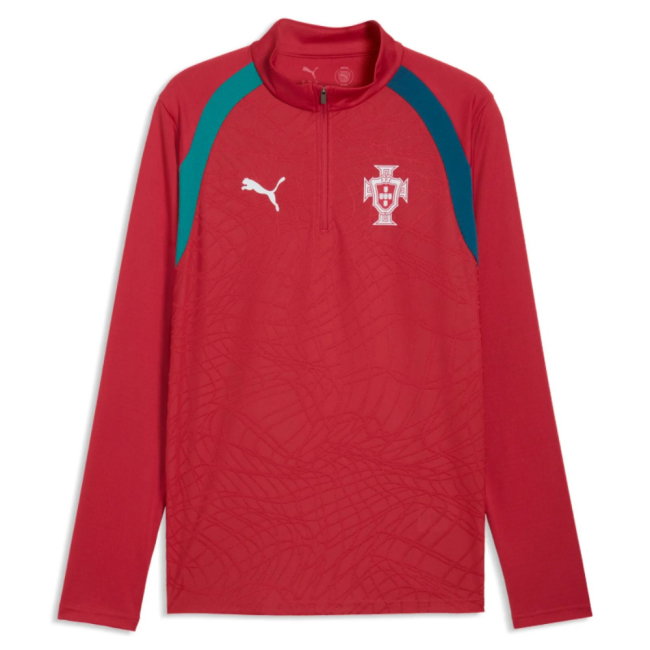 2026-2027 Portugal Training 1/4 Zip Top (Red)