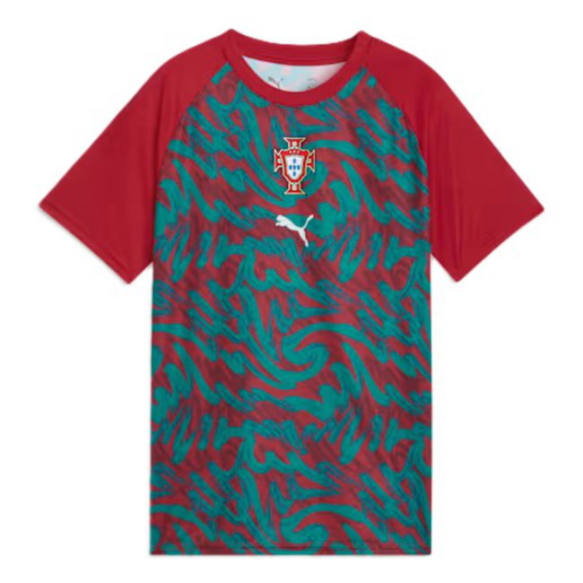 2026-2027 Portugal Warm Up Jersey (Red) - Kids