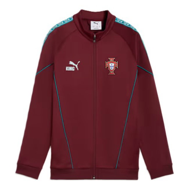 2026-2027 Portugal KING Anthem Jacket (Ruby) - Kids