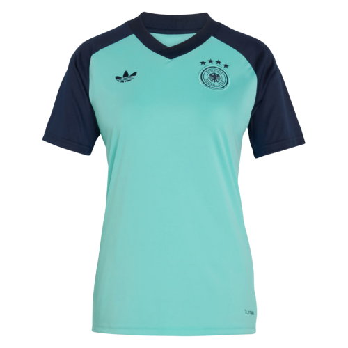 2026-2027 Germany Away Pre-Match Shirt (Flash Aqua) - Womens