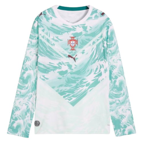 2026-2027 Portugal Long Sleeve Away Shirt (Kids)