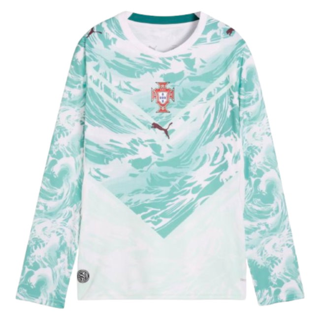 2026-2027 Portugal Long Sleeve Away Shirt (Kids)