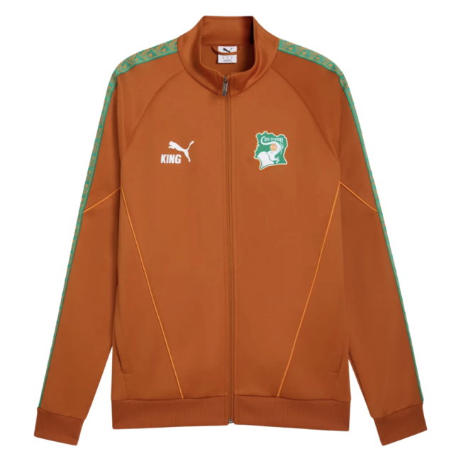 2026-2027 Ivory Coast KING Anthem Jacket (Warm Chestnut)