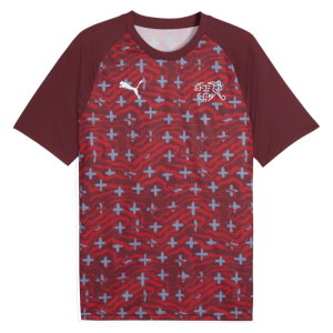 2026-2027 Switzerland Warm Up Jersey (Red)