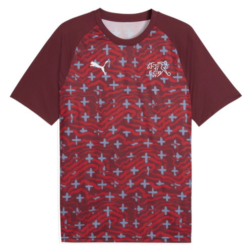 2026-2027 Switzerland Warm Up Jersey (Red)