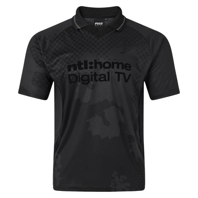 2002-2003 Rangers Retro Home Blackout Shirt
