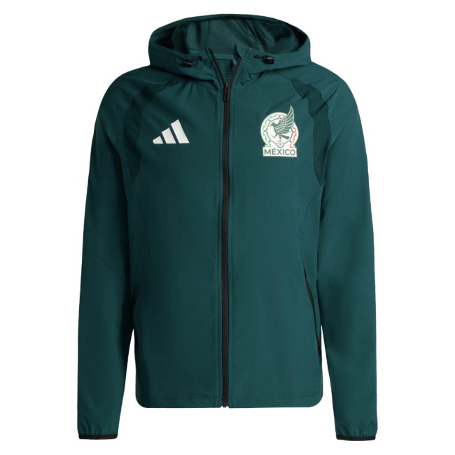 2026-2027 Mexico Full Zip Windbreaker (Aurora Ivy)