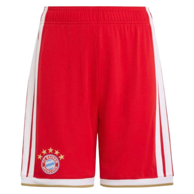 2026-2027 Bayern Munich Home Shorts (Red) - Kids