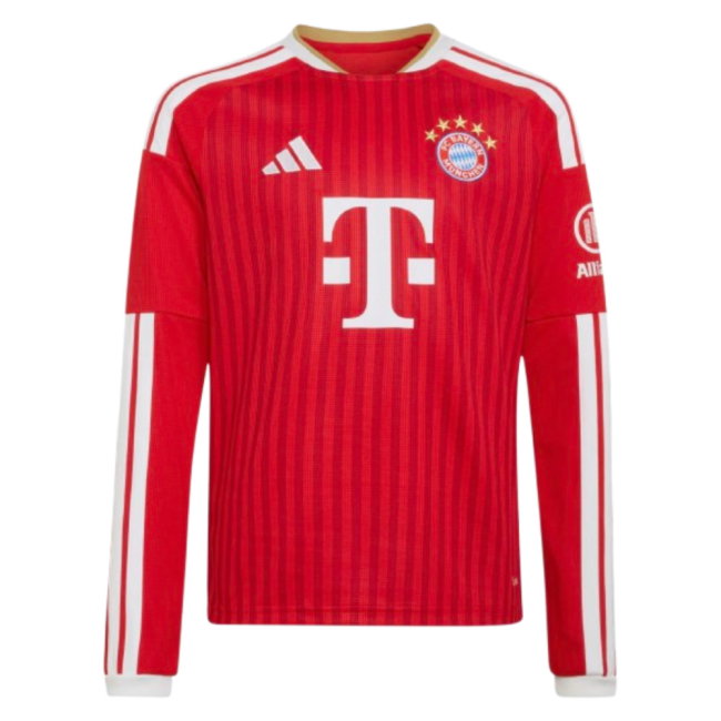 2026-2027 Bayern Munich Long Sleeve Home Shirt (Kids)