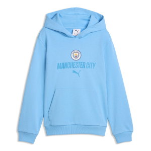 2026-2027 Man City ftblCulture Hoody (Light Blue) - Kids