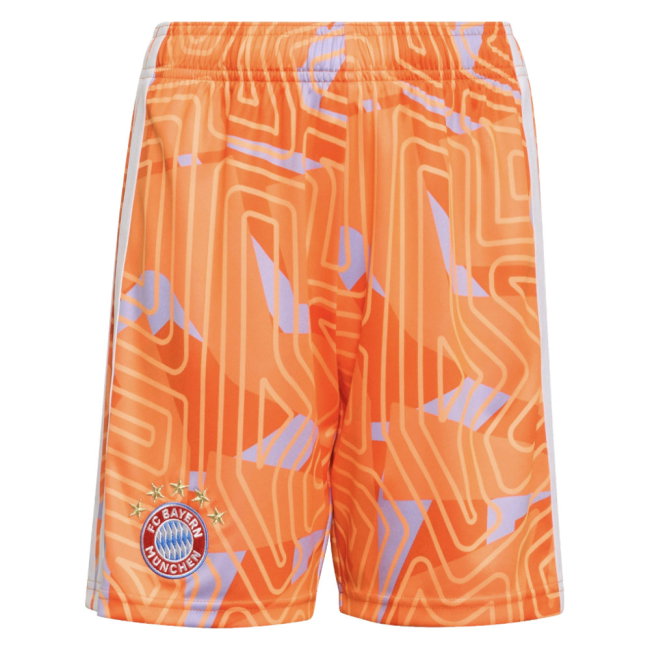 2026-2027 Bayern Munich Home Goalkeeper Shorts (Orange) - Kids