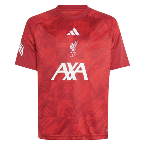 2026-2027 Liverpool Pre-Match Warm Up Shirt (Active Maroon) - Kids