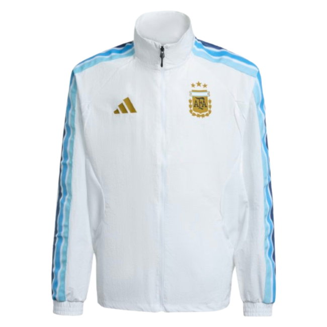 2026-2027 Argentina Anthem Jacket (White) - Kids