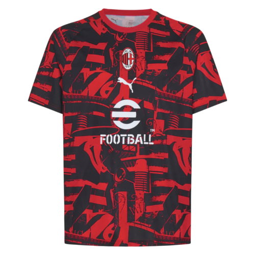 2026-2027 AC Milan Warm Up Jersey (Red)