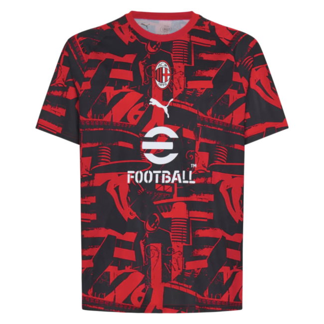 2026-2027 AC Milan Warm Up Jersey (Red)