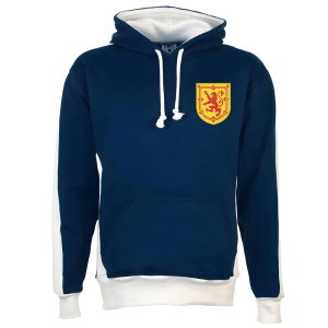 Scotland 1970's Hoodie Navy/white