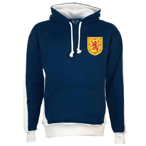 Scotland 1970's Hoodie Navy/white