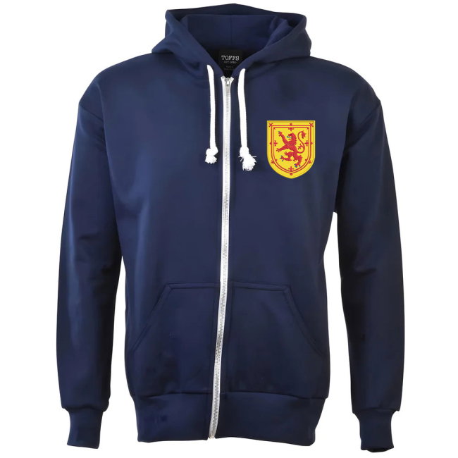 Scotland 1958 Zipped Hoodie - Navy