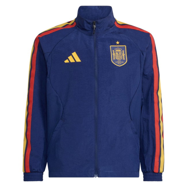 2026-2027 Spain Home Anthem Jacket (Dark Blue) - Kids