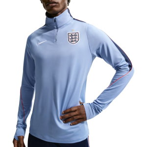 2026-2027 England Dri-Fit Strike 1/4 Zip L/S Drill Top (Work Blue)
