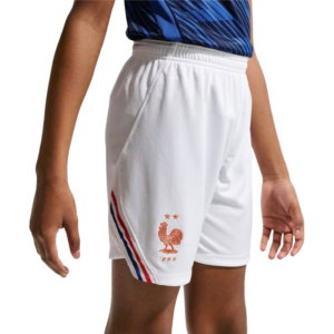 2026-2027 France Home Shorts (White) - Kids