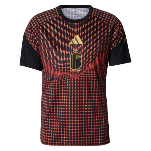 2026-2027 Belgium Home Pre-Match Shirt (Black-Red)