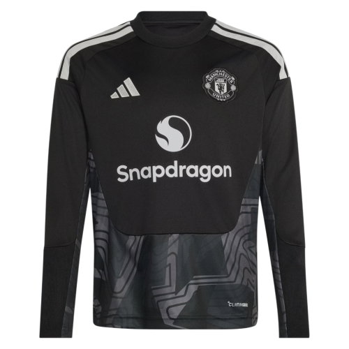 2026-2027 Man Utd Home Goalkeeper Shirt (Black) - Kids