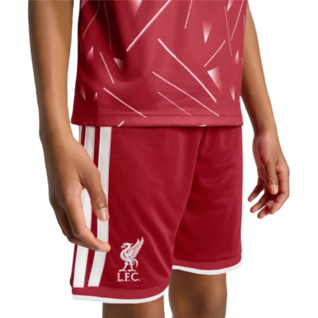 2026-2027 Liverpool Home Shorts (Active Maroon) - Kids