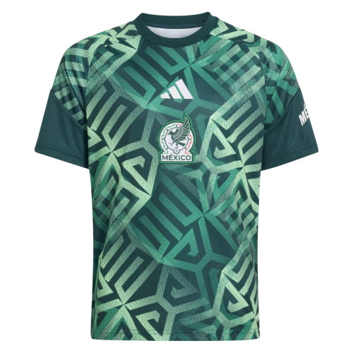 2026-2027 Mexico Home Pre-Match Shirt (Aurora Ivy) - Kids