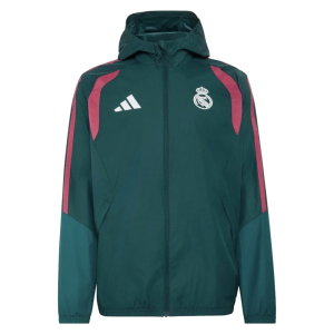 2026-2027 Real Madrid Allweather Jacket (Aurora Ivy)