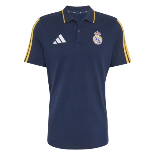 2026-2027 Real Madrid DNA Polo Shirt (Night Navy)