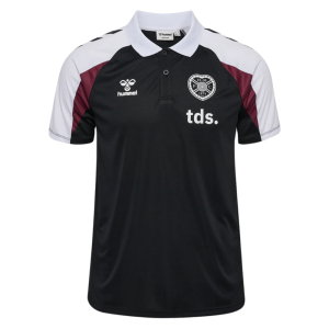 2026-2027 Hearts Player Training Polo Shirt (Black)
