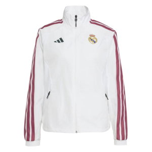 2026-2027 Real Madrid Anthem Jacket (White) - Womens