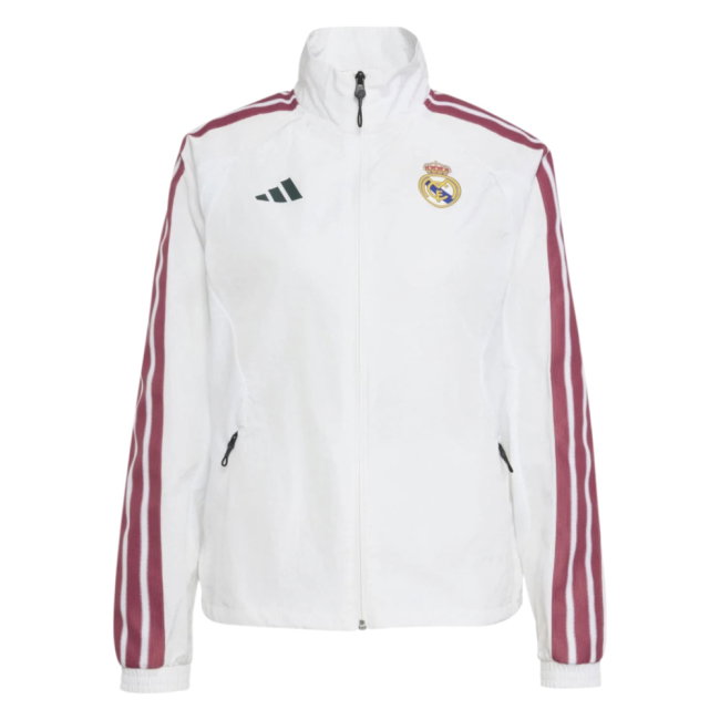 2026-2027 Real Madrid Anthem Jacket (White) - Womens