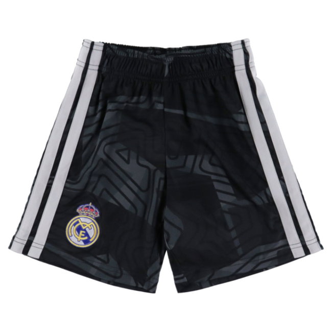 2026-2027 Real Madrid Home Goalkeeper Shorts (Black) - Kids