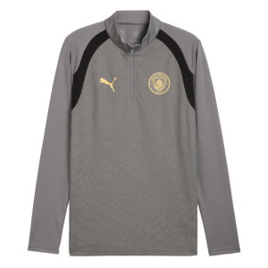 2026-2027 Man City Training 1/4 Zip Top (Cast Iron)