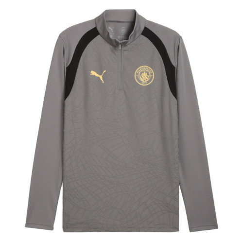 2026-2027 Man City Training 1/4 Zip Top (Cast Iron)