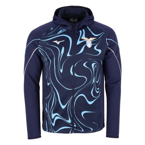 2026-2027 Lazio Pre-Match Hooded Walkout Jacket (Dark Navy)