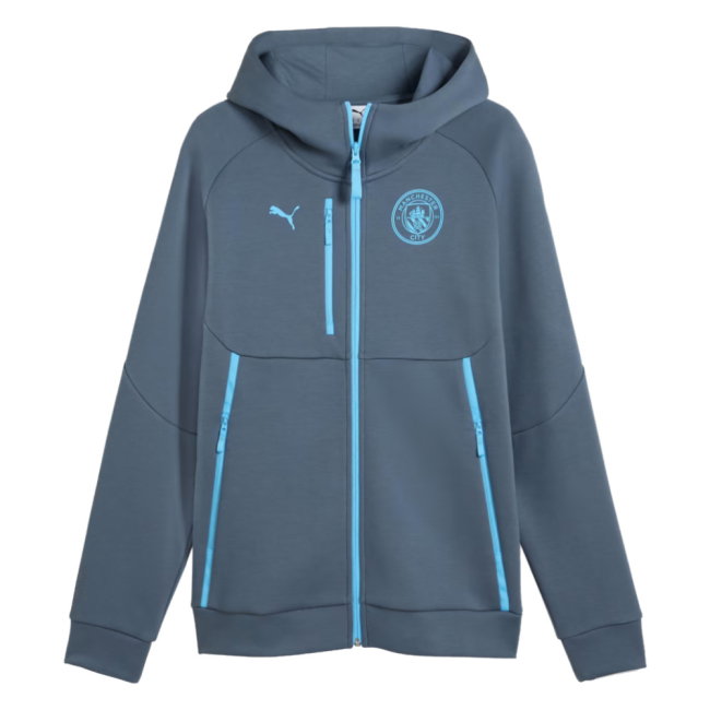 2026-2027 Man City PUMATECH FZ Hoody (Evening Sky)