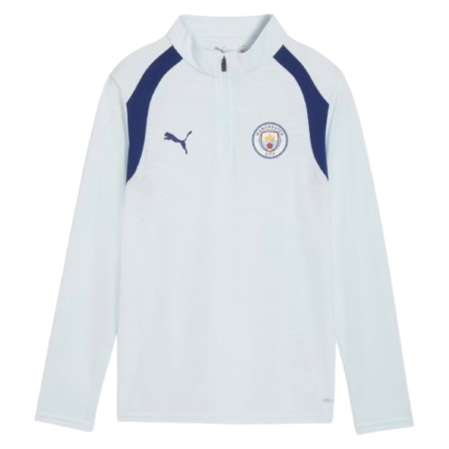 2026-2027 Man City Training 1/4 Zip Top (Dewdrop) - Kids